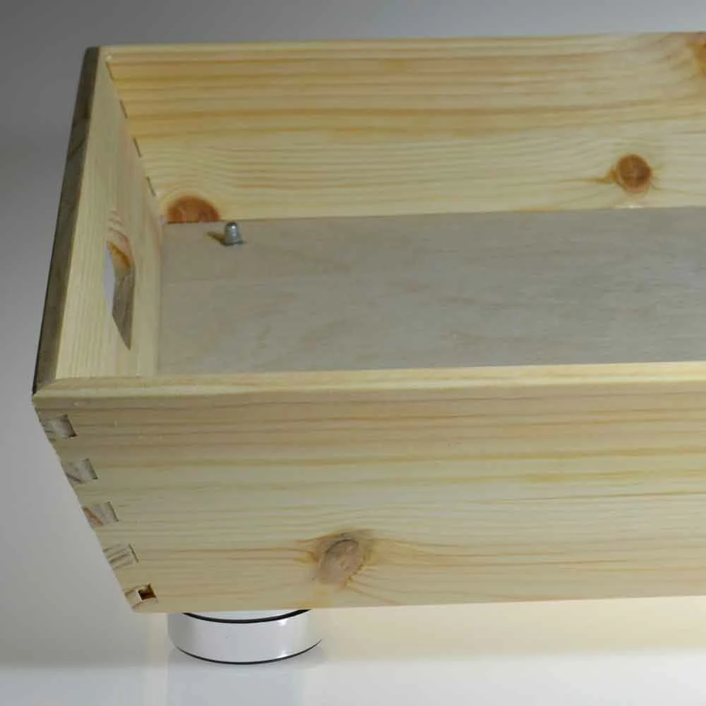 Honden- En Kattenkennel In Massief Hout Met Handgrepen En Kussen Made In Italy - Lyn 12 Honden- En Kattenkennel In Massief Hout Met Handgrepen En Kussen Made In Italy - Lyn - Afbeelding 12