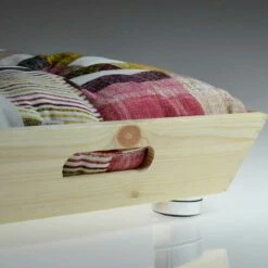 Honden- En Kattenkennel In Massief Hout Met Handgrepen En Kussen Made In Italy - Lyn 32 Honden- En Kattenkennel In Massief Hout Met Handgrepen En Kussen Made In Italy - Lyn -Slide Shop cuccia cani e gatti in legno massello con maniglie e cuscino made in italy lyn 5