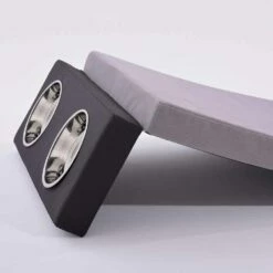 Indoor Hondenmand Met Uitneembare Kommen Gemaakt In Italië - Kommen -Slide Shop cuccia per cani con cuscino rettangolare e ciotole annesse made in italy ciotole 10