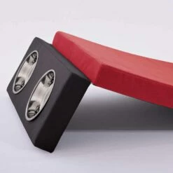 Indoor Hondenmand Met Uitneembare Kommen Gemaakt In Italië - Kommen -Slide Shop cuccia per cani con cuscino rettangolare e ciotole annesse made in italy ciotole 2