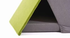 Kennel Voor Honden En Katten In De Vorm Van Afneembaar Gordijn Made In Italy - Small House -Slide Shop cuccia per cani e gatti a forma di tenda con cuscino made in italy casetta 3