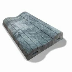 Double Wave Kussen In Memory Xform 11 Cm Hoog Made In Italy, 2 Stukken - Curly