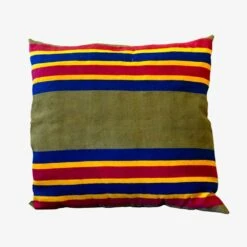 Artistiek Italiaans Ambachtelijk Kussen Uniek Stuk Handgeschilderd - Viadurini Van Marchi