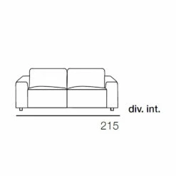 2- Of 3-zitsbank Met Uitschuifbare Stoelen In Made In Italy-stof - Alis -Slide Shop divano 2 o 3 posti con sedute allungabili in tessuto made in italy alis 6