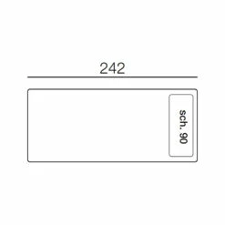 3-zits Woonkamerbank In Verwijderbare Witte Stof Made In Italy - Mykonos -Slide Shop divano 3 posti da salotto in tessuto bianco sfoderabile made in italy mykonos 3