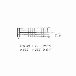 3-zitsbank In Kwaliteit Made In Italy Leer Met Gewatteerd Effect - Vesuvius -Slide Shop divano 3 posti in pelle effetto trapuntato made in italy di qualita vesuvio 12