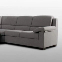 5-zits Hoekbank In Lichtgrijze Stof Made In Italy - Boedapest -Slide Shop divano 5 posti angolare in tessuto grigio chiaro made in italy budapest 2