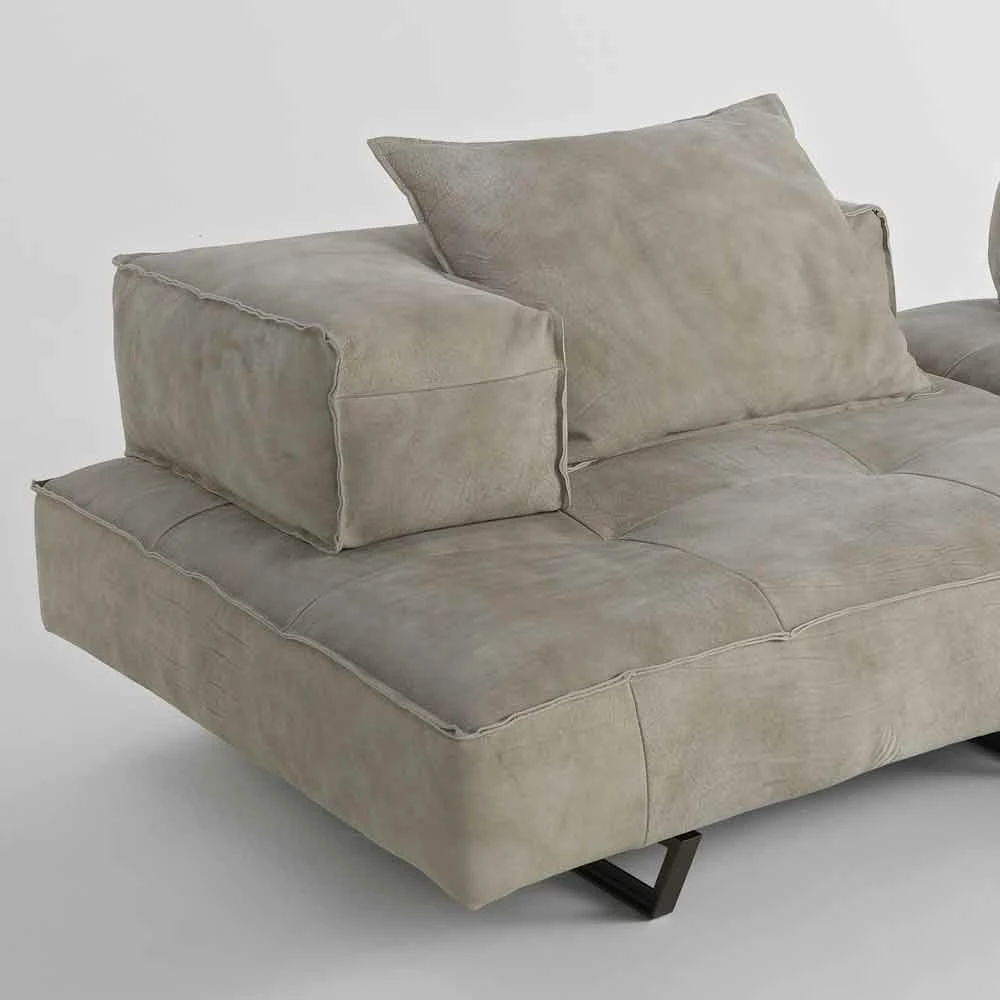 Sofa Modern Design Cardo, Lederen Bekleding 6 Sofa Modern Design Cardo, Lederen Bekleding - Afbeelding 6