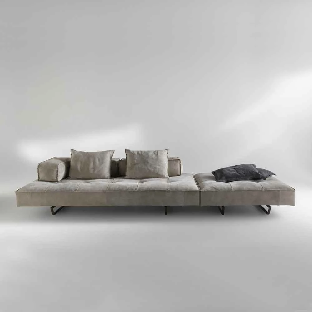 Sofa Modern Design Cardo, Lederen Bekleding 9 Sofa Modern Design Cardo, Lederen Bekleding - Afbeelding 9