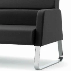 Designer Imitatieleerwachtbank Gemaakt In Ennio, Italië -Slide Shop divano da attesa in similpelle di design made in italy ennio 10