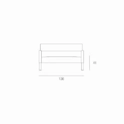 Designer Imitatieleerwachtbank Gemaakt In Ennio, Italië -Slide Shop divano da attesa in similpelle di design made in italy ennio 11