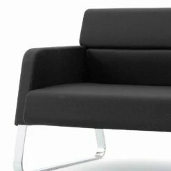 Designer Imitatieleerwachtbank Gemaakt In Ennio, Italië -Slide Shop divano da attesa in similpelle di design made in italy ennio 9