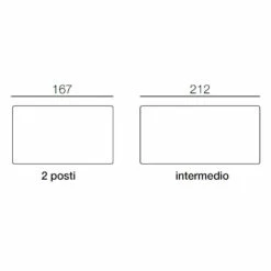 4-zits Modulaire Woonkamerbank In Blauwe Stof Made In Italy - Mykonos -Slide Shop divano da salotto componibile 4 posti in tessuto blu made in italy mykonos 6