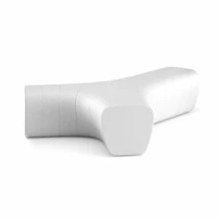 Kantoorbank In Mat Gekleurd Polyethyleen Made In Italy - Galatea