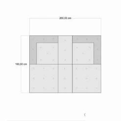 Tweezitsbank Gestoffeerd In Etnisch Design Gekleurde Stof - Vezel -Slide Shop divano due posti imbottito in tessuto colorato di design etnico fibra 10