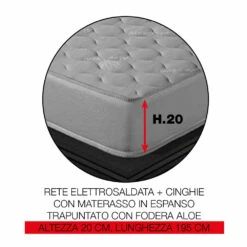 2- Of 3-zits Slaapbank In Verwijderbare Rode Stof Made In Italy - Geneviev -Slide Shop divano letto 2 o 3 posti in tessuto rosso sfoderabile made in italy geneviev 4