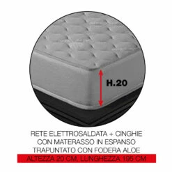 2- Of 3-zits Slaapbank In Verwijderbare Stof Made In Italy - Geneviev -Slide Shop divano letto a 2 o 3 posti in tessuto sfoderabile made in italy geneviev 6