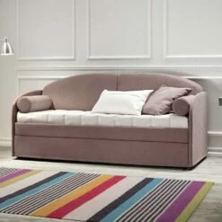 Moderne Stapelbed In Bruine Stof Made In Italy - Pont