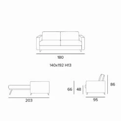 Moderne Design Slaapbank In Stof Gemaakt In Italië Filippo -Slide Shop divano letto di design moderno in tessuto fatto in italia filippo 6