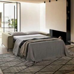 Moderne Stoffen Slaapbank Met Metalen Poten Made In Italy - Tulipano 11 Moderne Stoffen Slaapbank Met Metalen Poten Made In Italy - Tulipano -Slide Shop divano letto moderno in tessuto con piedini in metallo made in italy tulipano 3