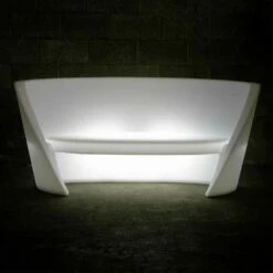 Slide Rap Indoor Polyethyleen Zitbank Gemaakt In Italië -Slide Shop divano polietilene di design slide rap da interno luminoso made italy