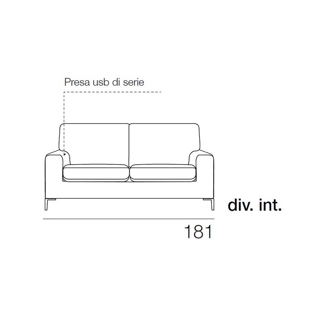 Woonkamerbank In Witte Of Gele Verwijderbare Stof Made In Italy - Tenerife 8 Woonkamerbank In Witte Of Gele Verwijderbare Stof Made In Italy - Tenerife - Afbeelding 8