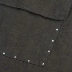 Zwart Linnen Keukenschort Met Kristallen Laag Model Met Zak - Klik 7 Zwart Linnen Keukenschort Met Kristallen Laag Model Met Zak - Klik -Slide Shop grembiule da cucina lino nero con cristalli modello basso con taschino click 3