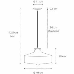 Hanglamp In Grijs Metaal En Hout Met Nylon Kabel - Marlena -Slide Shop lampada a sospensione in metallo grigio e legno con cavo in nylon marlena 6