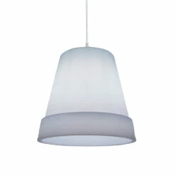 Hanglamp In Wit Polyethyleen Made In Italy - Minervo