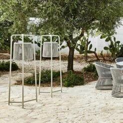 Slide Vloerlamp In Aluminium En Vezels Made In Italy - Tibidabo Van Varaschin