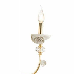 Flambeaux 7-lichts Klassieke Lamp In Porselein En Geblazen Glas - Eteria -Slide Shop lampada flambeaux 7 luci classica in porcellana e vetro soffiato eteria 4