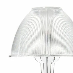 Led-tafellamp In Transparant Plexiglas Made In Italy - Odette -Slide Shop lampada led da tavolo in plexiglass trasparente made in italy odette 2