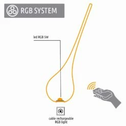 RGB-vloerlamp Vaas Met Decoratie Met Plastic Ontwerp - Ampoule Van Myyour 14 RGB-vloerlamp Vaas Met Decoratie Met Plastic Ontwerp - Ampoule Van Myyour -Slide Shop lampada rgb da terra vaso di decoro dal design in plastica ampoule by myyour 6