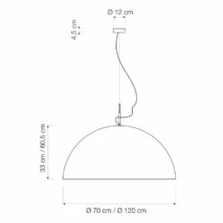 Tweekleurige Kroonluchter In Laprene En Nebulite - Mezza Luna Van In-es.artdesign -Slide Shop lampadario bicolore in laprene e nebulite mezza luna by in es artdesign 12