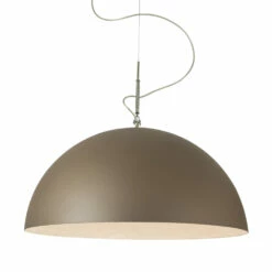 Tweekleurige Kroonluchter In Laprene En Nebulite - Mezza Luna Van In-es.artdesign -Slide Shop lampadario bicolore in laprene e nebulite mezza luna by in es artdesign 2