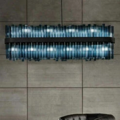 Moderne Italiaanse Handgemaakte Luxe Geblazen Glazen Kroonluchter - Maesta