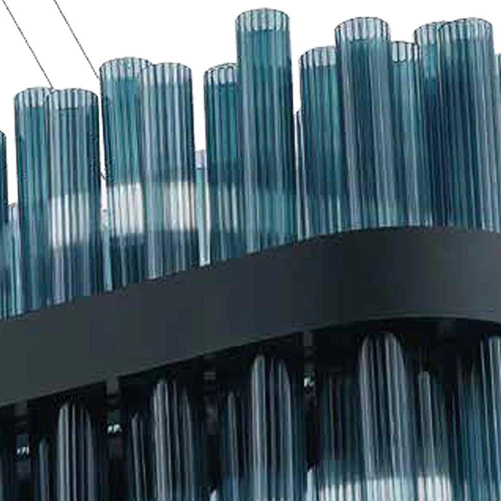 Moderne Kroonluchter Van Geblazen Glas En Metaal Italiaans Vakmanschap - Maesta 6 Moderne Kroonluchter Van Geblazen Glas En Metaal Italiaans Vakmanschap - Maesta - Afbeelding 6