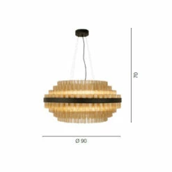 Moderne Kroonluchter Van Geblazen Glas En Metaal Italiaans Vakmanschap - Maesta 15 Moderne Kroonluchter Van Geblazen Glas En Metaal Italiaans Vakmanschap - Maesta -Slide Shop lampadario moderno vetro soffiato e metallo artigianato italiano maesta 7