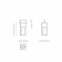 Buitenlantaarn Met Zwarte Aluminium Structuur Made In Italy - Eve -Slide Shop lanterna da esterno con struttura in alluminio nero made in italy eve 2