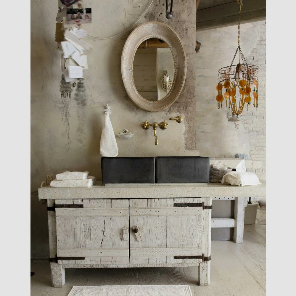 Badhanddoek Voor Gasten In Badstof Met Rand Van Gemengd Linnen 6-delig - Kam 15 Badhanddoek Voor Gasten In Badstof Met Rand Van Gemengd Linnen 6-delig - Kam - Afbeelding 15