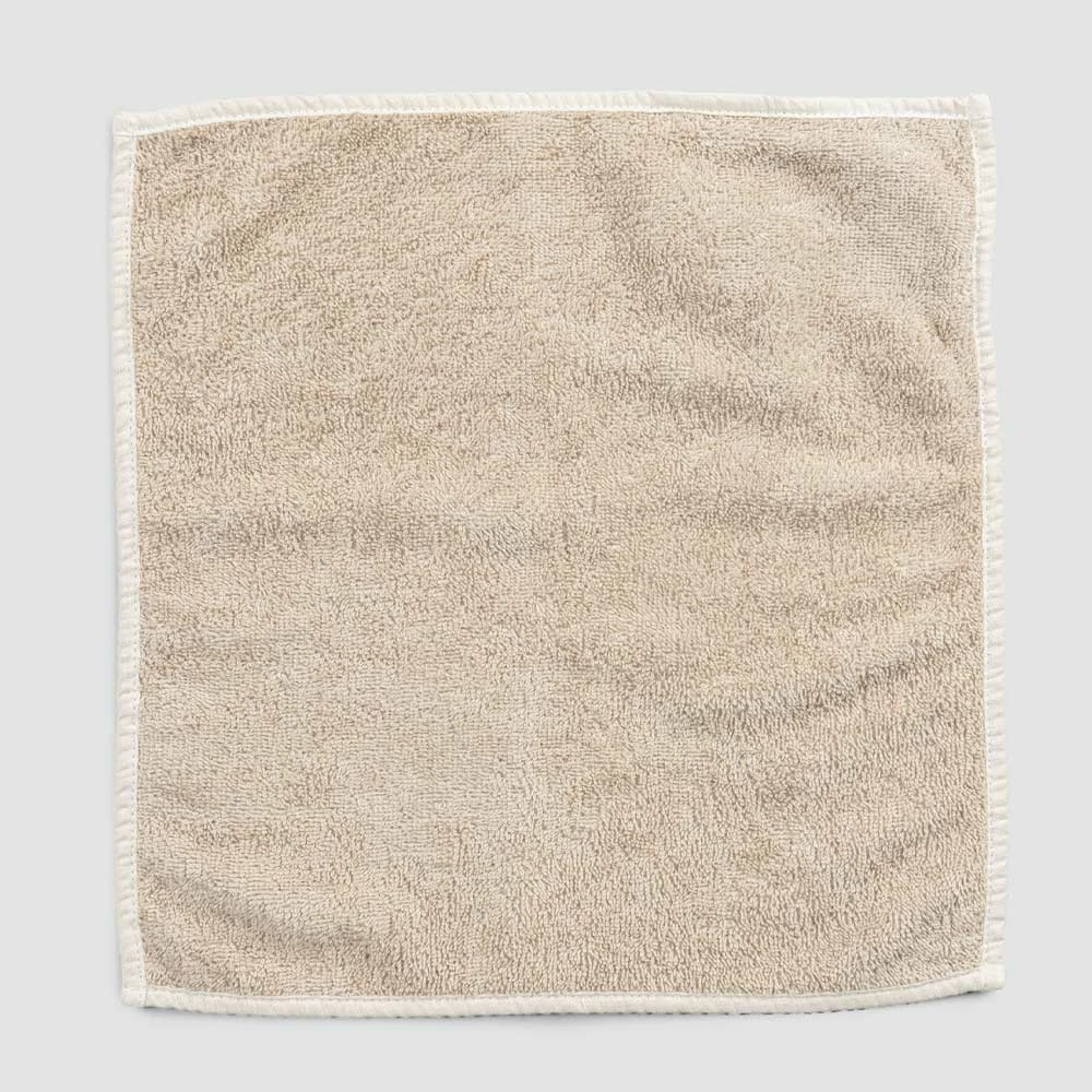 Badhanddoek Voor Gasten In Badstof Met Rand Van Gemengd Linnen 6-delig - Kam 18 Badhanddoek Voor Gasten In Badstof Met Rand Van Gemengd Linnen 6-delig - Kam - Afbeelding 18