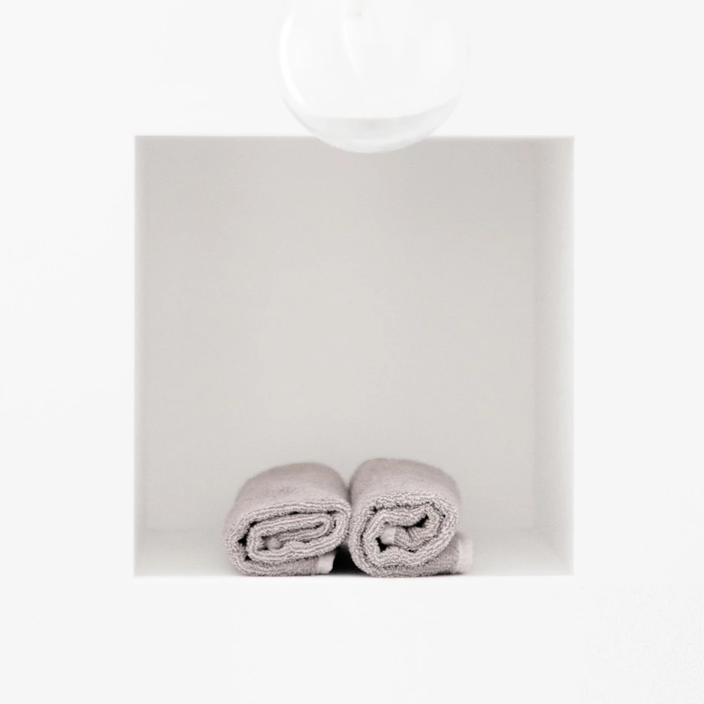 Badhanddoek Voor Gasten In Badstof Met Rand Van Gemengd Linnen 6-delig - Kam 9 Badhanddoek Voor Gasten In Badstof Met Rand Van Gemengd Linnen 6-delig - Kam - Afbeelding 9