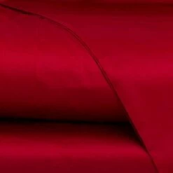 Katoensatijnen Lakenset Voor Tweepersoonsbed, Effen Kleur - Freesia -Slide Shop lenzuola in raso di cotone completo da letto matrimoniale tinta unita fresia 10