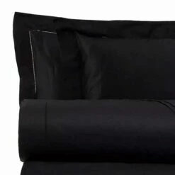 Katoensatijnen Lakenset Voor Tweepersoonsbed, Effen Kleur - Freesia -Slide Shop lenzuola in raso di cotone completo da letto matrimoniale tinta unita fresia 8