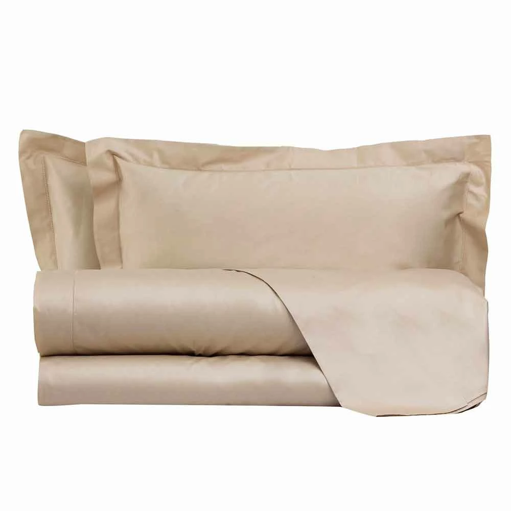 Lakens In Effen Kleur, Compleet In Katoensatijn Voor Tweepersoonsbed - Hibiscus 4 Lakens In Effen Kleur, Compleet In Katoensatijn Voor Tweepersoonsbed - Hibiscus - Afbeelding 4