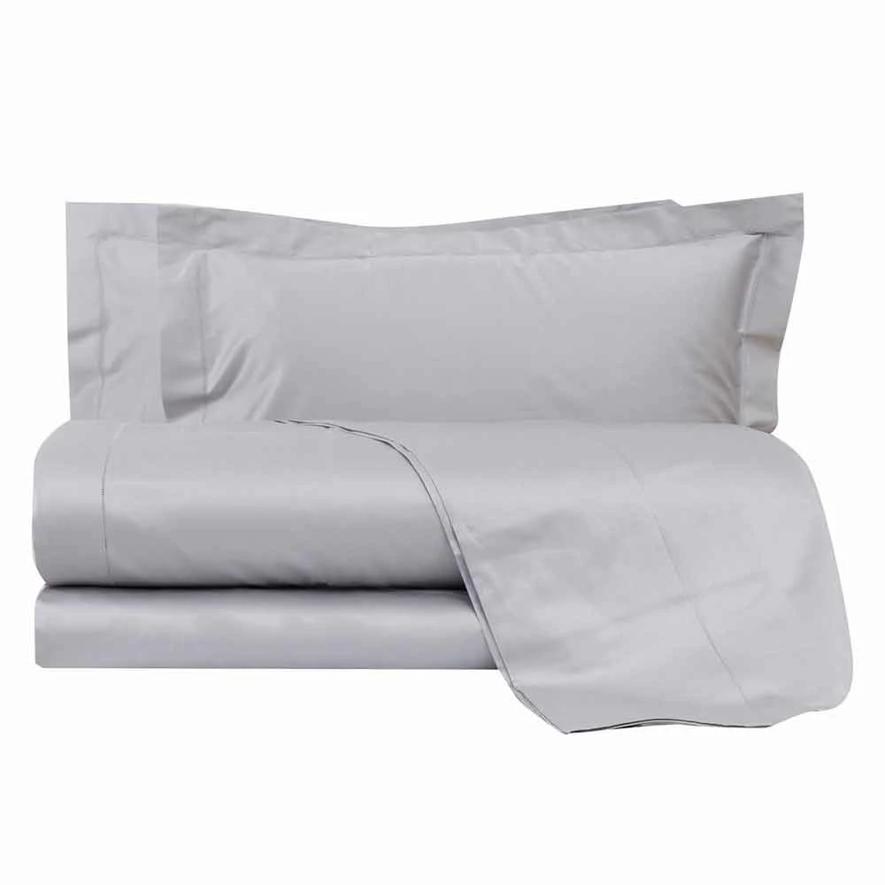 Lakens In Effen Kleur, Compleet In Katoensatijn Voor Tweepersoonsbed - Hibiscus 7 Lakens In Effen Kleur, Compleet In Katoensatijn Voor Tweepersoonsbed - Hibiscus - Afbeelding 7