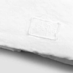 Hoeslaken In Wit Linnen Voor Tweepersoonsbed, Luxe Design Made In Italy - Fiumano -Slide Shop lenzuolo matrimoniale con angoli di lino bianco di lusso made in italy fiumano 3