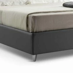 Dubbel Bed Met Container Bekleed Met Kunstleer Made In Italy - Raggino -Slide Shop letto con contenitore matrimoniale imbottito in ecopelle made in italy raggino 3