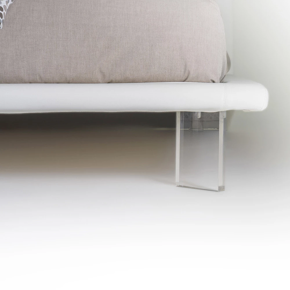 Gestoffeerd Tweepersoonsbed In Ecoleer Of Stof Gemaakt In Italië - Armonica 5 Gestoffeerd Tweepersoonsbed In Ecoleer Of Stof Gemaakt In Italië - Armonica - Afbeelding 5