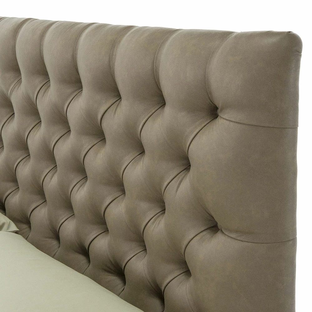 Klassiek Tweepersoonsbed Met Doos In Stof Of Ecoleer Made In Italy - Libanon 4 Klassiek Tweepersoonsbed Met Doos In Stof Of Ecoleer Made In Italy - Libanon - Afbeelding 4